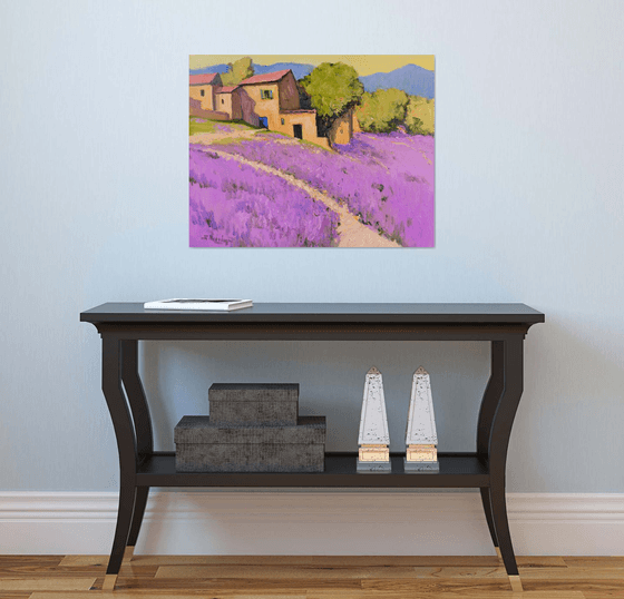 Lavender in French Villa