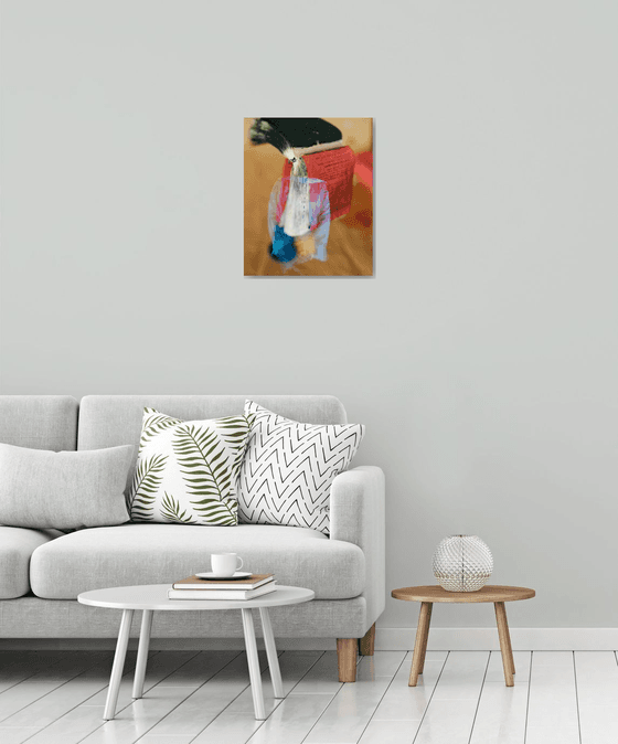 Calendar and blue shirt 2