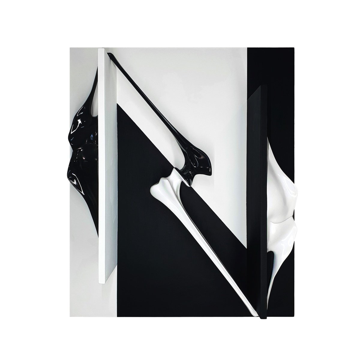 Surrealistic Portrait Sculpture By Aboud Fares, 30 X 35, The Drop, Original Artwork