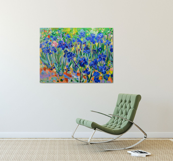 Vincent's Blue Irises