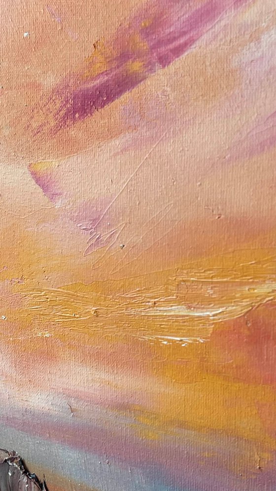 Peach sunset