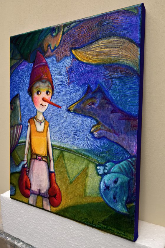 THE WINNER, PINOCCHIO - ( 30 x 25 cm )