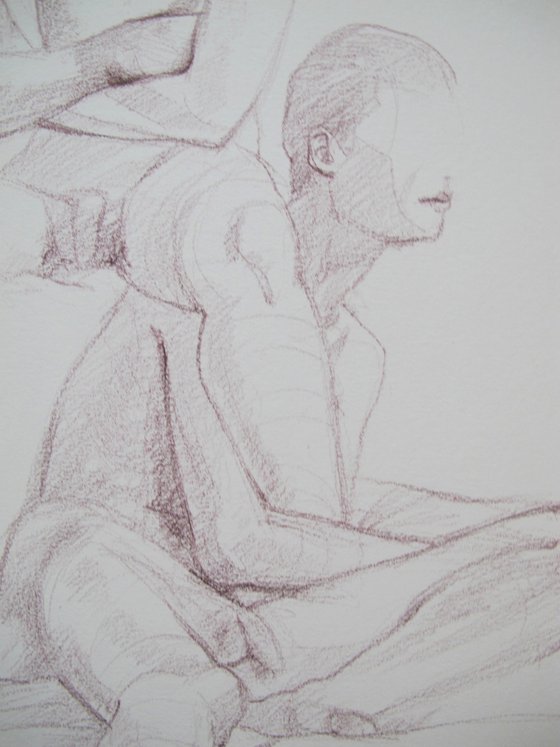 Male nude 2 poses