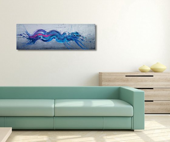 Sky Wave (Spirits Of Skies 048136) (120 x 14 cm) XL (16 x 48 inches)