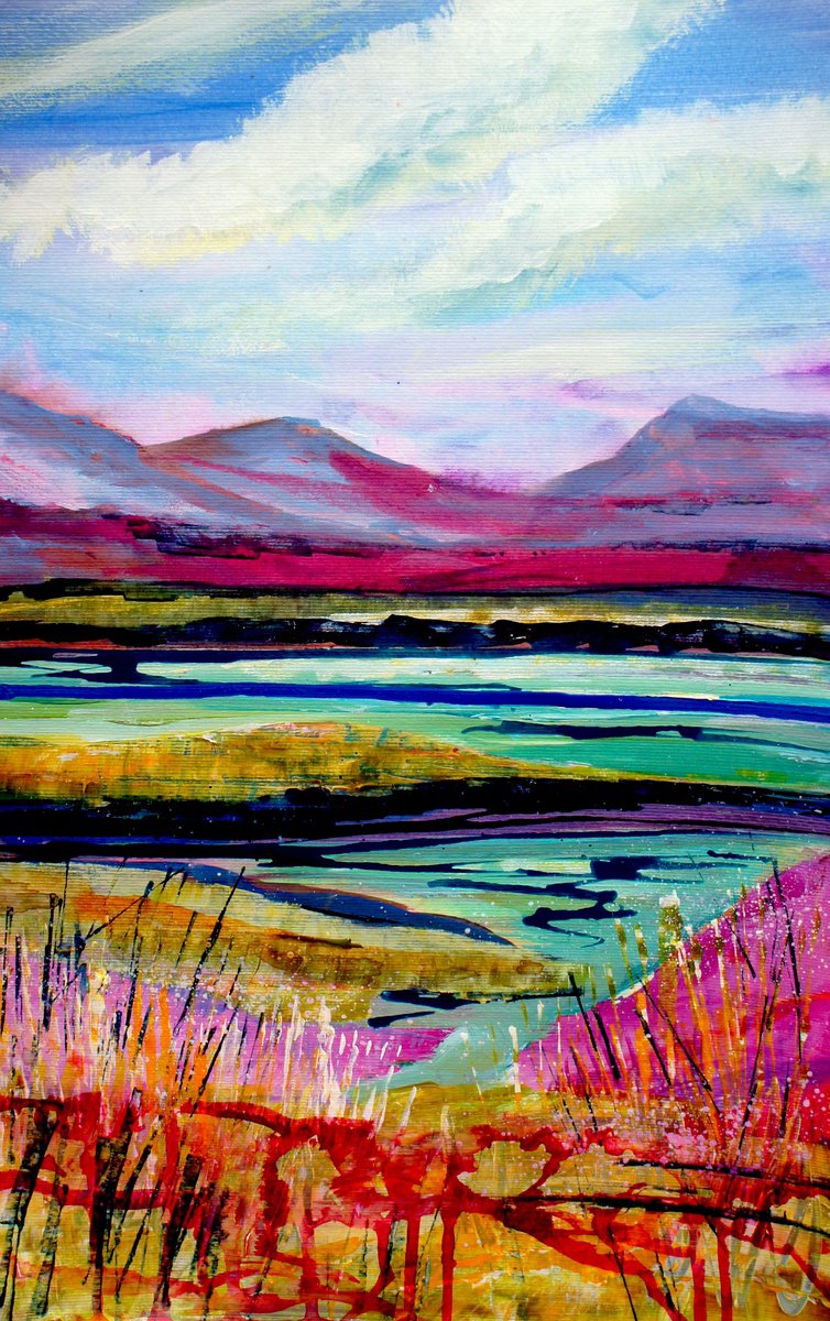 Slice Of Scotland By Julia Rigby, 12 X 18, Artwork For Sale On Artfinder