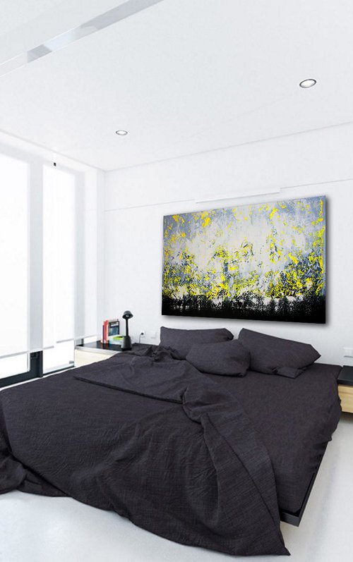 150x100cm. / abstract painting / Abstract 1154 by Alex Senchenko