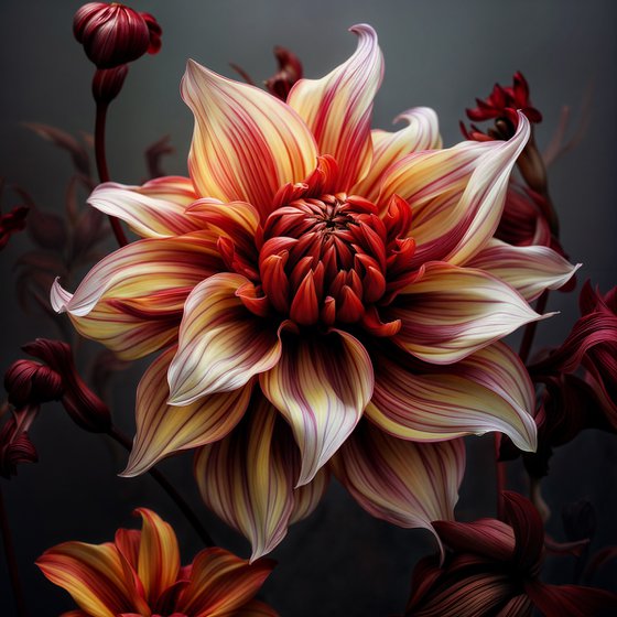 Rainbow Dahlia 25