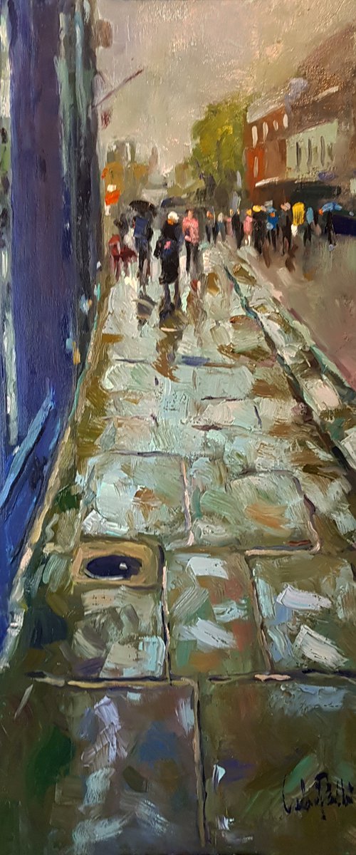 Wet Pavement in Chichester by Andre Pallat