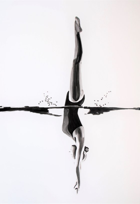 Jump / 100 x 70 cm