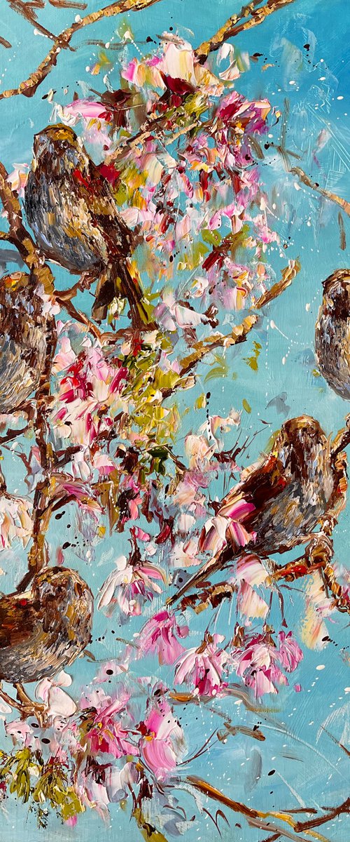 Sparrows by Diana Malivani