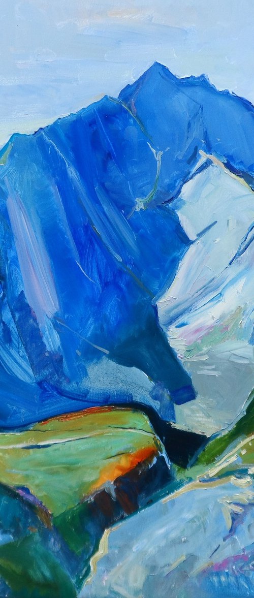 " Mountains in winter " by Yehor Dulin