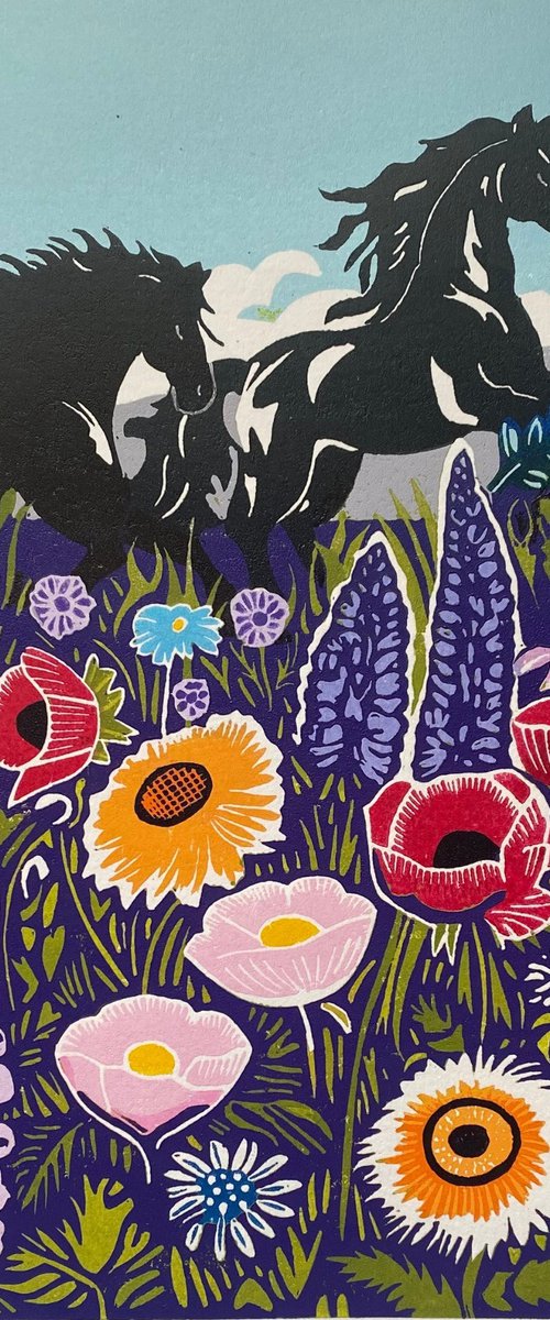 Wildflowers and Wild Horses by Joanne Spencer