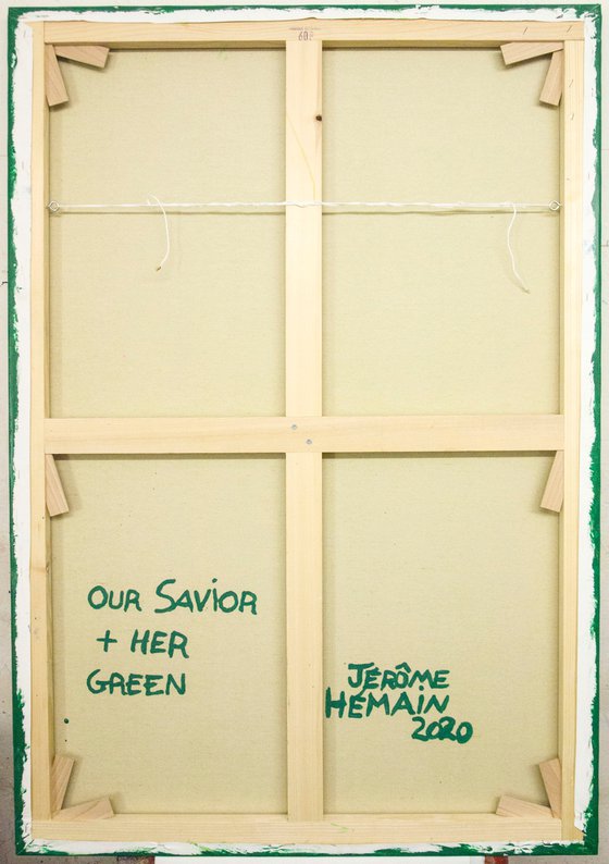 OUR SAVIOR + Her, green.