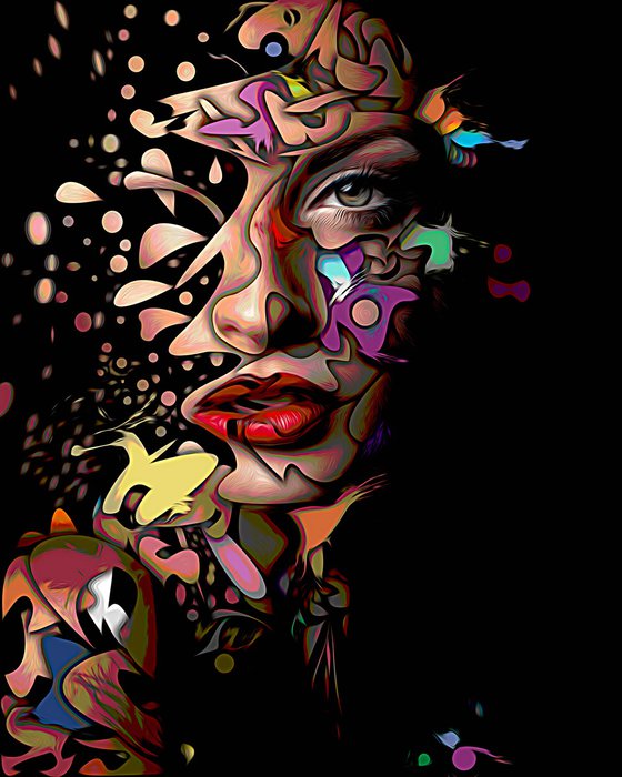 Abstract Female Portrait 6