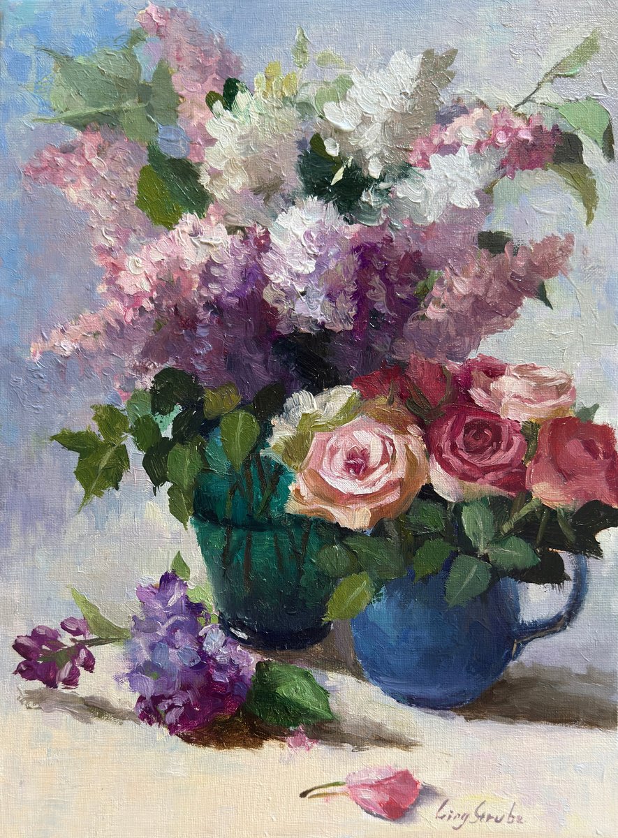 Spring Abundance By Ling Strube, 12 X 16, Artwork For Sale On Artfinder