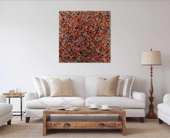 Extra large  artwork (orange)