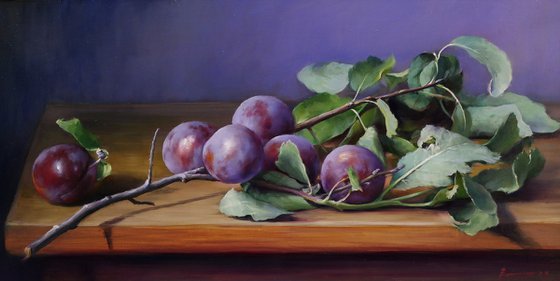 "Branch with Plums"