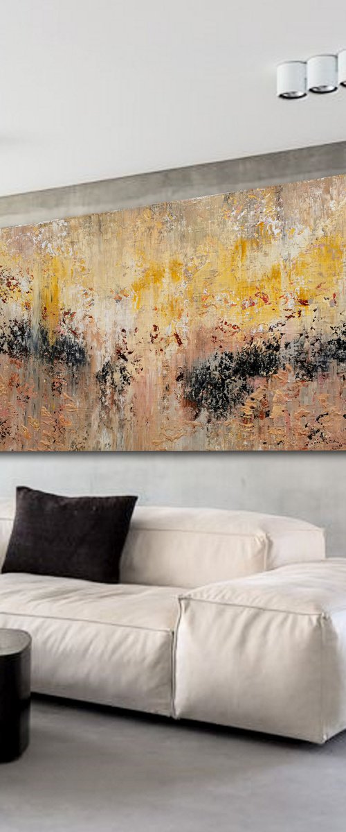 200x120cm. / Abstract Painting / Abstract 1266 by Alex Senchenko
