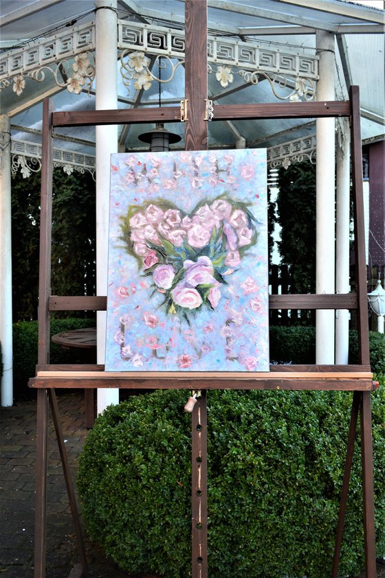 The Pulse of Origin: A Floral Heart