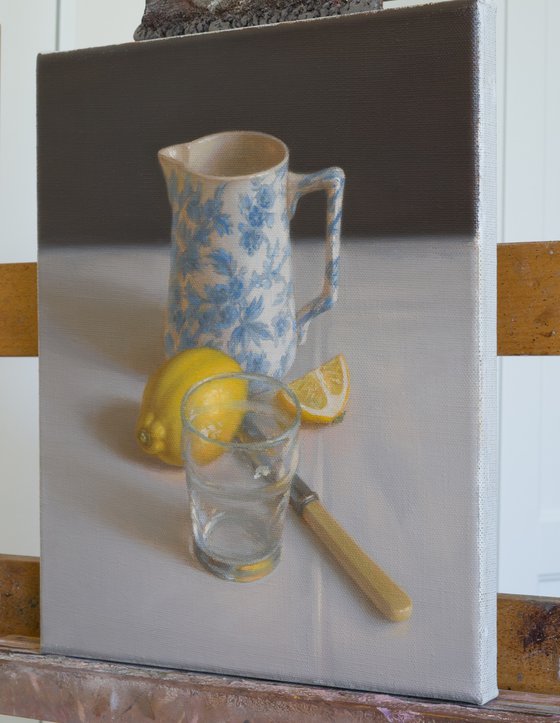 Still life with milk jug