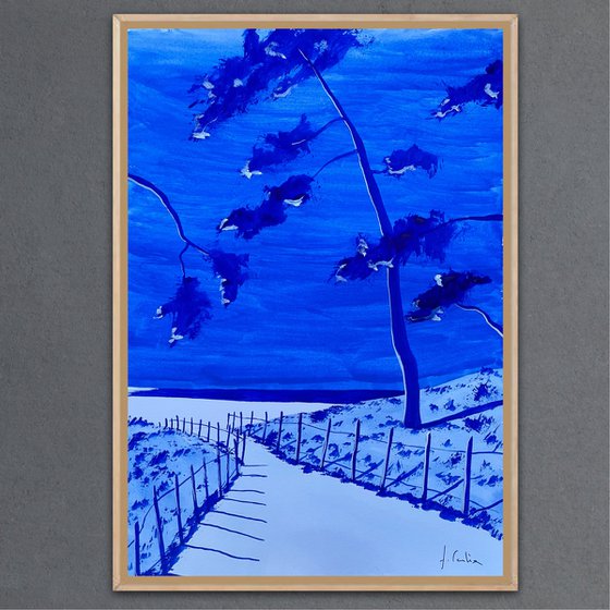 Ultramarine seascape