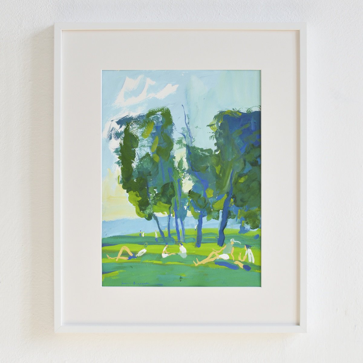 Impressionistic Landscape Painting By Igor Nekraha, 18 X 22, Peyzazhka Noon, Original Artwork