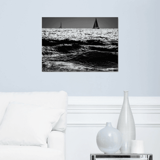 Two Sailboats | Limited Edition Fine Art Print 1 of 10 | 60 x 40 cm