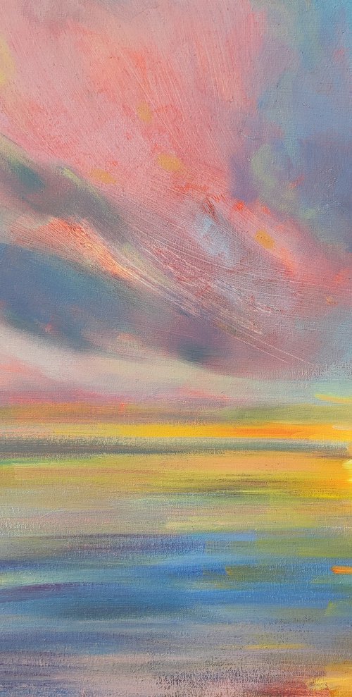 Sun in blue by Olga Onopko