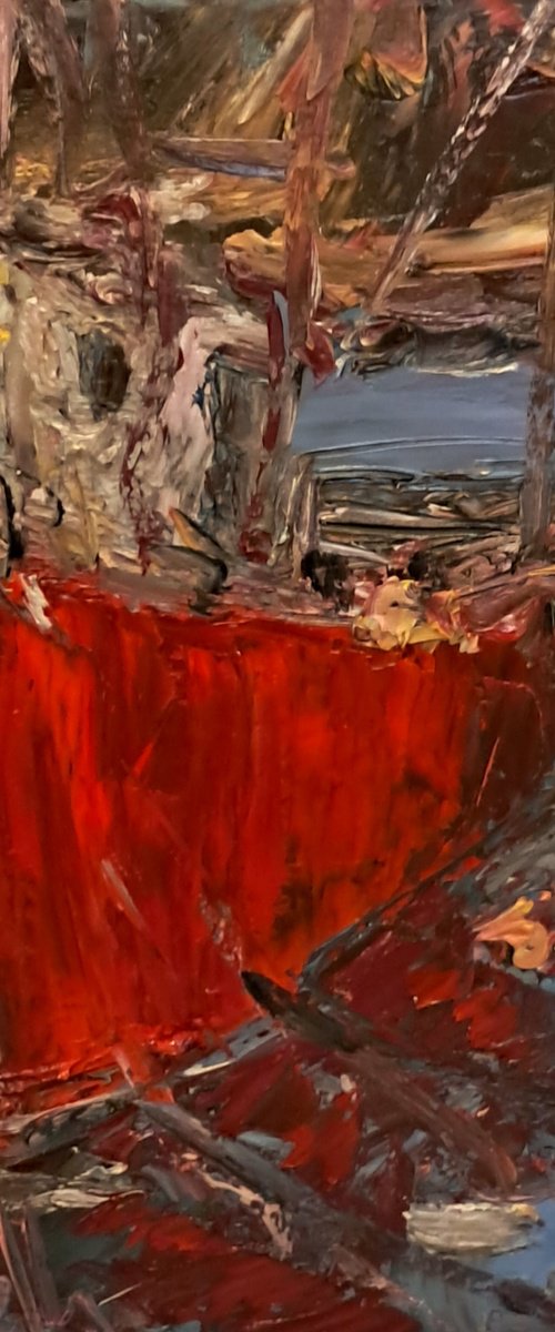 The pier in Leenane Connemara by Deborah Donnelly