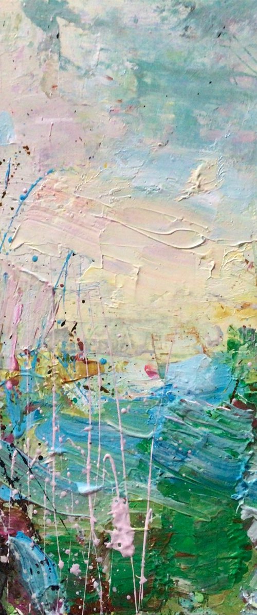 Winter Mud and Blue Skies III by Sandy Dooley