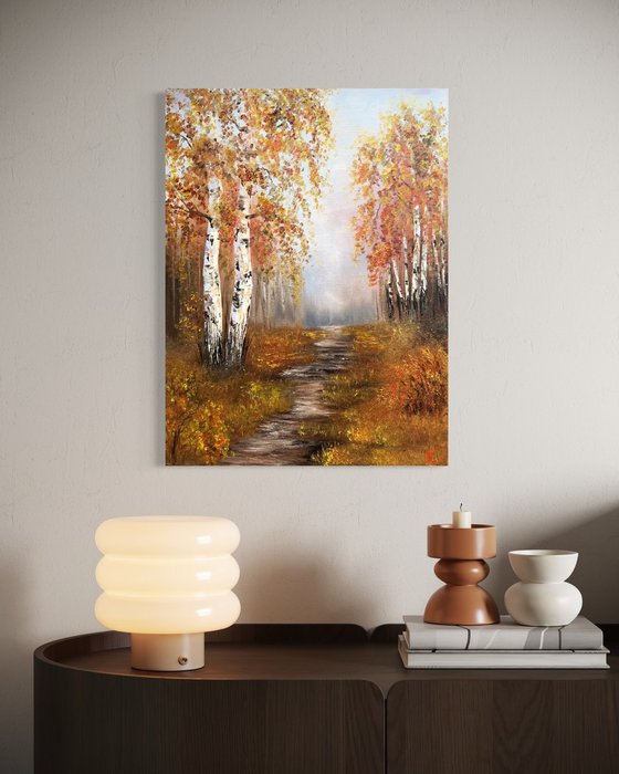 Golden Birches