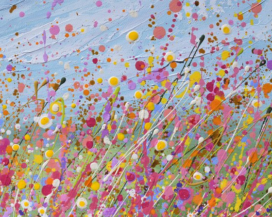 Color Bloom - Original Floral Painting