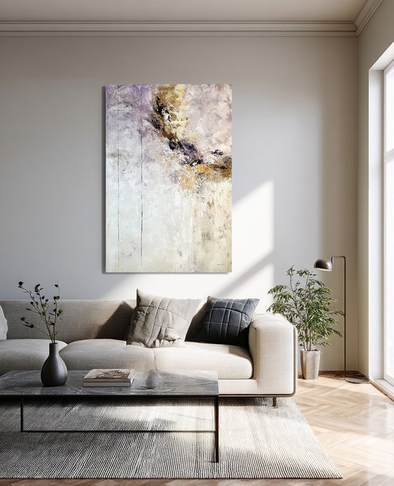 Golden Ochre in Lavender Mist
