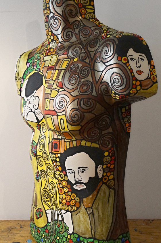 Mannequin art -Klimt torso
