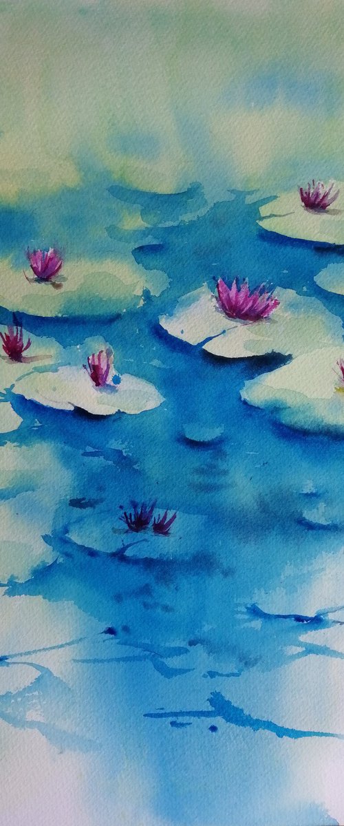 Lily pond 2 by Giorgio Gosti