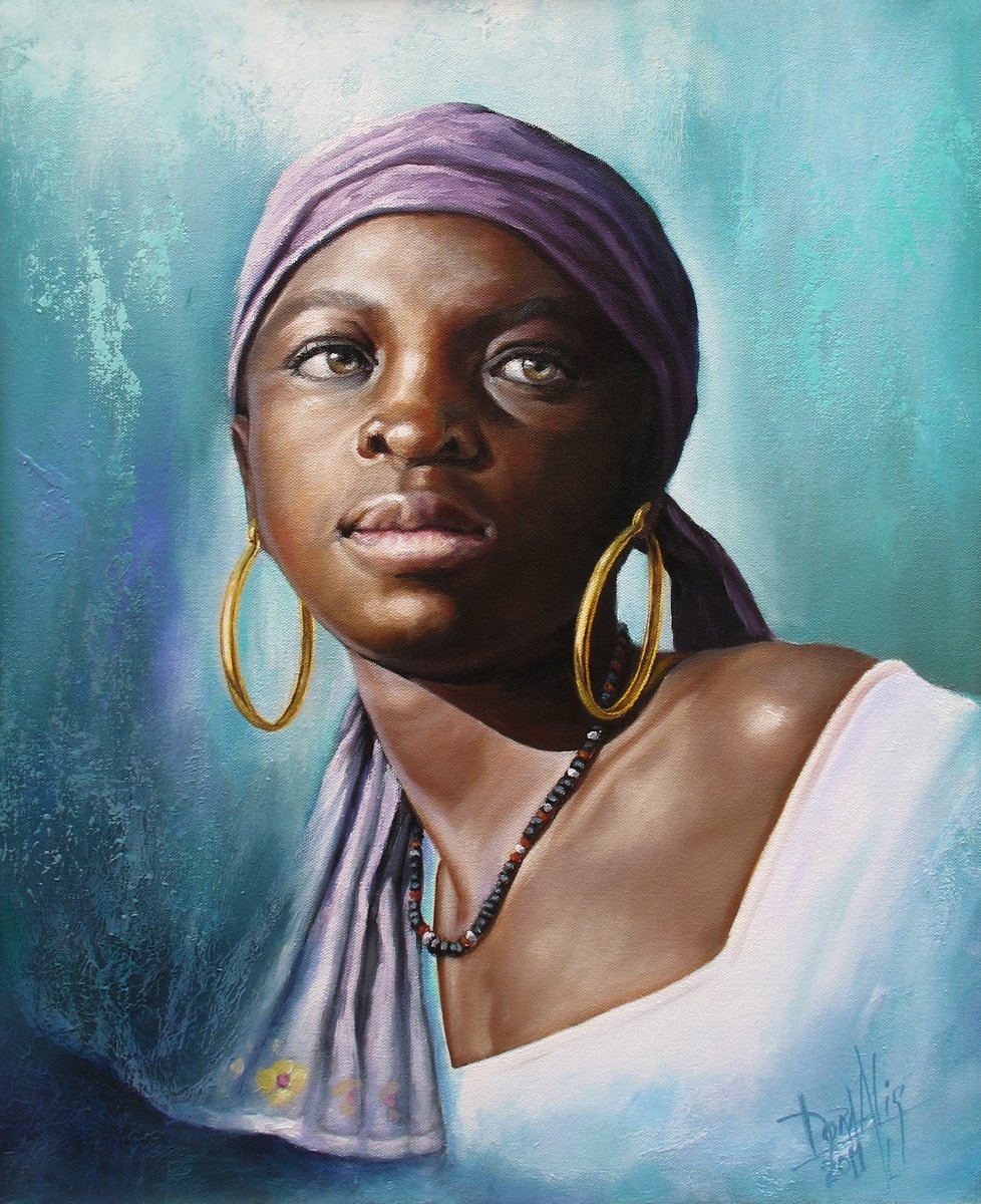 African Girl 52 by Dora Alis Mera Velasco
