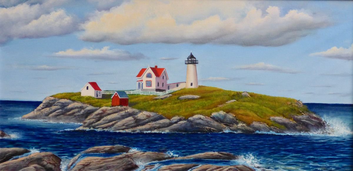 Cape Neddick Lighthouse by Gilbert Lessard