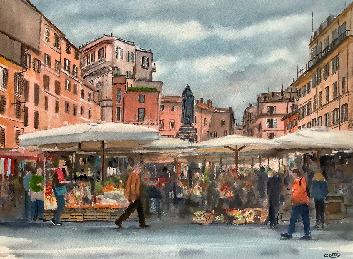 Campo de Fior Market by Darren Carey