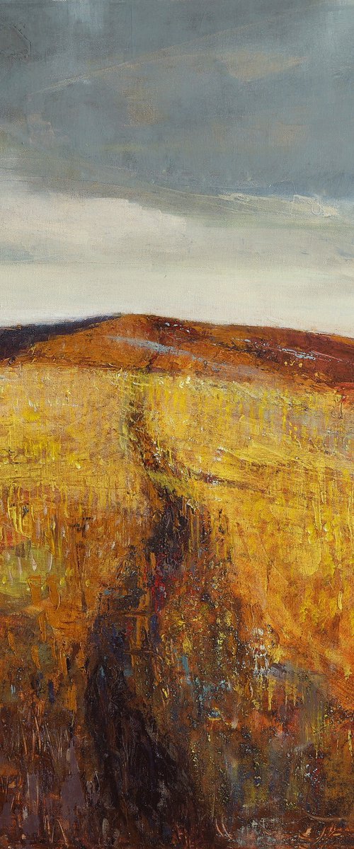 Your Path 30x30 in 76x76cm Contemporary Art by Bo Kravchenko by Bo Kravchenko