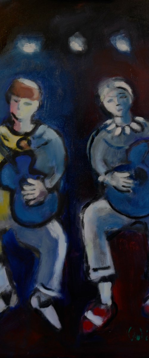 Blue Guitars by Andre Pallat