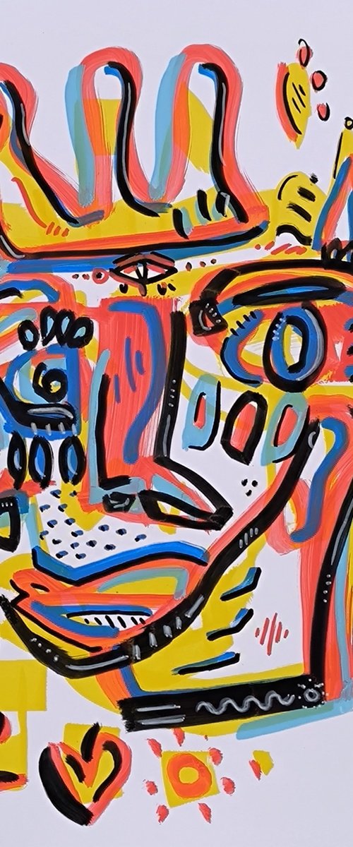 CRAZY FACE by Angel Rivas
