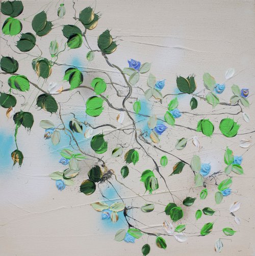 "Blue Floral» by Anastassia Skopp