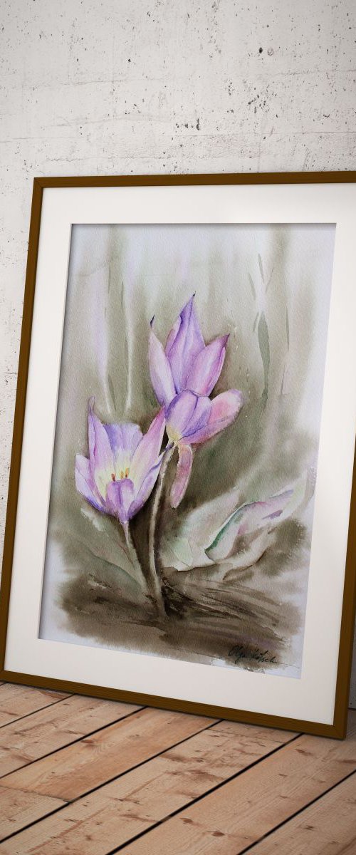 Crocus Blossom by Olga Koelsch