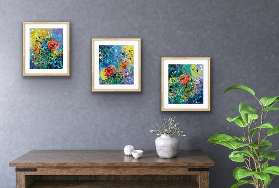 Bright, Bold and Beautiful - Triptych