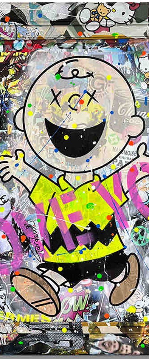 Snoopy Charlie Family by Gardani Art