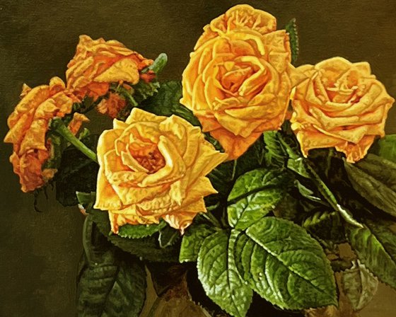 Yellow Rose Flowers