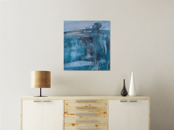 Landscape with Cow and Lake