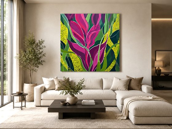 Tropical Leaves Dance #3