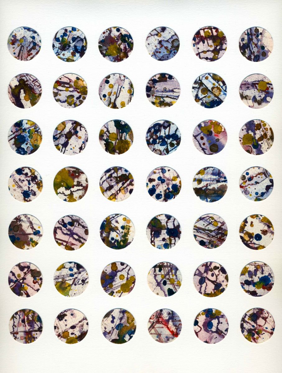 Abstract Collage By Petr Strnad, 11 X 13", Season, Original Artwork