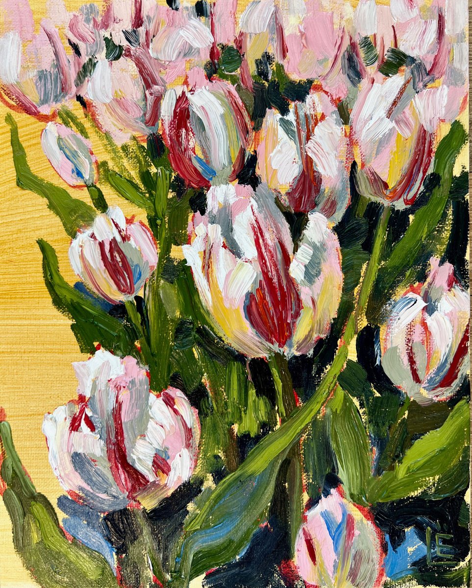 Tulips on the field by Anastasiia Levina